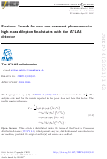 Cover page: Erratum: Search for new non-resonant phenomena in high-mass dilepton final states with the ATLAS detector