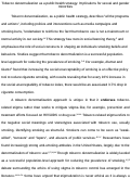 Cover page: Tobacco Denormalization as a Public Health Strategy: Implications forSexual and Gender Minorities