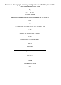 Cover page: Development of an Aggregate Forecasting and Impact Evaluation Modeling Framework for China’s Passenger and Freight Fleets