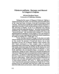 Cover page: Fábula de polifonía: Harmony and Discord in Góngora’s Polifemo
