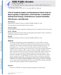 Cover page: Clinical Treatment Options and Randomized Clinical Trials for Neurocognitive Complications of HIV Infection: Combination Antiretroviral Therapy, Central Nervous System Penetration Effectiveness, and Adjuvants