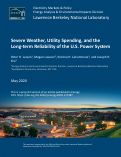 Cover page: Severe weather, utility spending, and the long-term reliability of the U.S. power system