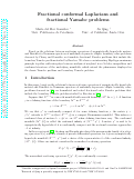 Cover page: Fractional conformal Laplacians and fractional Yamabe problems