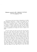 Cover page: Relazione generale sullo svolgimento dei lavori del XVI Congresso S.I.B.