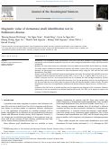 Cover page: Diagnostic value of vietnamese smell identification test in Parkinson's disease