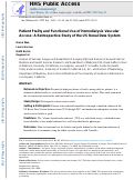 Cover page: Patient Frailty and Functional Use of Hemodialysis Vascular Access: A Retrospective Study of the US Renal Data System