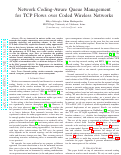 Cover page: Network Coding-Aware Queue Management for TCP Flows Over Coded Wireless Networks