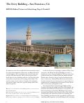 Cover page: The Ferry Building - San Francisco, CA by SMWM; Baldauf Catton von Eckartsberg; Page &amp; Turnbull [EDRA/Places Awards 2007 -- Design]