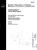 Cover page: Seamless joining of silicon nitride ceramics