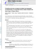 Cover page: Evaluating Outcome-Correlated Recruitment and Geographic Recruitment Bias in a Respondent-Driven Sample of People Who Inject Drugs in Tijuana, Mexico