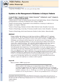 Cover page: Updates on the management of diabetes in dialysis patients.