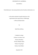 Cover page: Partial Disclosures: Documentary Media and the Freedom of Information Act