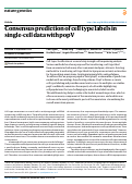 Cover page: Consensus prediction of cell type labels in single-cell data with popV.