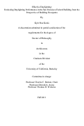 Cover page: Effective Daylighting: Evaluating Daylighting Performance in the San Francisco Federal Building from the Perspective of Building Occupants