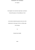 Cover page: Development, Socioemotional Adjustment, and School Climate Perceptions of Sexual Minority Youth