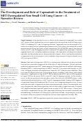 Cover page: The Development and Role of Capmatinib in the Treatment of MET-Dysregulated Non-Small Cell Lung Cancer-A Narrative Review.