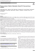 Cover page: Pharmacokinetic Profile of Gilteritinib: A Novel FLT-3 Tyrosine Kinase Inhibitor