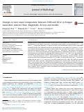 Cover page: Changes in river water temperature between 1980 and 2012 in Yongan watershed, eastern China: Magnitude, drivers and models