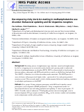 Cover page: Decomposing risky decision-making in methamphetamine use disorder: Behavioral updating and D2 dopamine receptors