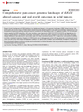 Cover page: Comprehensive pan-cancer genomic landscape of KRAS altered cancers and real-world outcomes in solid tumors.