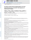 Cover page: The impact of micronutrient supplementation in alcohol-exposed pregnancies on reaction time responses of preschoolers in Ukraine