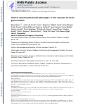 Cover page: Clinical variants paired with phenotype: A&nbsp;rich&nbsp;resource for brain gene curation.