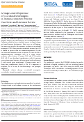 Cover page: A Single-center Experience of Coccidioides Meningitis in Immunocompetent Patients: Case Series and Literature Review.