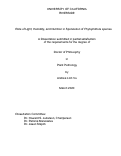 Cover page: Role of Light, Humidity, and Nutrition in Sporulation of Phytophthora Species