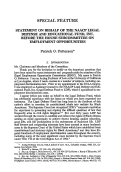 Cover page: Statement on Behalf of the NAACP Legal Defense and Educational Fund, Inc. before the House Subcommittee on Employment Opportunities