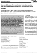 Cover page: Improved Humoral Immunity and Protection against Influenza Virus Infection with a 3d Porous Biomaterial Vaccine.