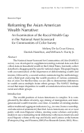 Cover page: Reframing the Asian American Wealth Narrative: An Examination of the Racial Wealth Gap in the National Asset Scorecard for Communities of Color Survey