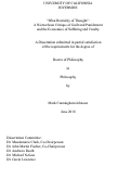 Cover page: "What Bestiality of Thought": A Nietzschean Critique of Guilt and Punishment and the Economics of Suffering and Cruelty