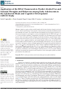 Cover page: Application of the RDoC Framework to Predict Alcohol Use and Suicidal Thoughts and Behaviors among Early Adolescents in the Adolescent Brain and Cognitive Development (ABCD) Study