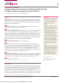 Cover page: Content Analysis of the Corporate Social Responsibility Practices of 9 Major Cannabis Companies in Canada and the US