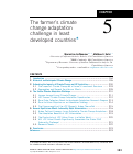 Cover page: The farmer's climate change adaptation challenge in least developed countries ✶ ✶ We thank the editors and several reviewers for useful comments. We thank Brian Casey and Nolan Jones for valuable research assistance. All errors are ours.