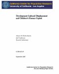 Cover page: Development-Induced Displacement and Children's Human Capital