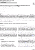 Cover page: Cellobionate production from sodium hydroxide pretreated wheat straw by engineered Neurospora crassa HL10.