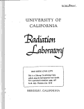 Cover page: REPORT ON OBSERVATIONS AT SACLAY, HARWELL, EINDHOVEN, CERN AND BROOKHAVEN