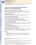 Cover page: Reasons for Not Prescribing Guideline-recommended Medications to Adults With Heart Failure