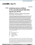 Cover page: Isolating sensory artifacts in the suprathreshold TMS-EEG signal over DLPFC
