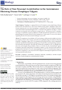 Cover page: The Role of Non-Neuronal Acetylcholine in the Autoimmune Blistering Disease Pemphigus Vulgaris