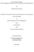 Cover page: Property is Not Sovereignty: Barriers to Indigenous Economic Development in Aotearoa/New Zealand’s Fisheries