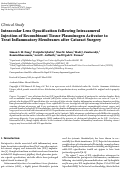 Cover page: Intraocular Lens Opacification following Intracameral Injection of Recombinant Tissue Plasminogen Activator to Treat Inflammatory Membranes after Cataract Surgery