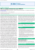 Cover page: OSA as a probable risk factor for severe COVID-19.