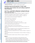 Cover page: Rethinking urban-rural designations in public health surveillance of the overdose crisis and crafting an agenda for future monitoring.