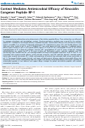 Cover page: Context Mediates Antimicrobial Efficacy of Kinocidin Congener Peptide RP-1