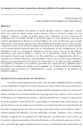 Cover page: La inmigración y la labor inmaterial en Amador (2010) de Fernando León de Aranoa