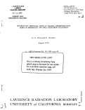 Cover page: EFFECT OF VERTICAL LENS AT RADIAL REGENERATION NODE IN BERKELEY 184-INCH SYNCHROCYCLOTRON