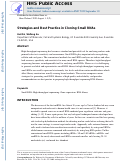 Cover page: Strategies and Best Practice in Cloning Small RNAs.