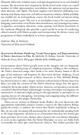 Cover page: Reservation Reelism: Redfacing, Visual Sovereignty, and Representations of Native Americans in Film. By Michelle H. Raheja.